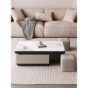 意式 极代简伸缩微晶带石茶凳子小户型家用现几748简约高档创意设