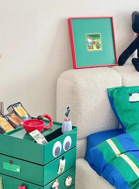 餐边装画餐厅挂画新感款高端极简主义柜红色儿FOA童饰房多巴胺