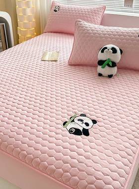 新款大豆夹棉床笠KLK单榻榻米床罩床垫护保套防套尘防滑件床单三