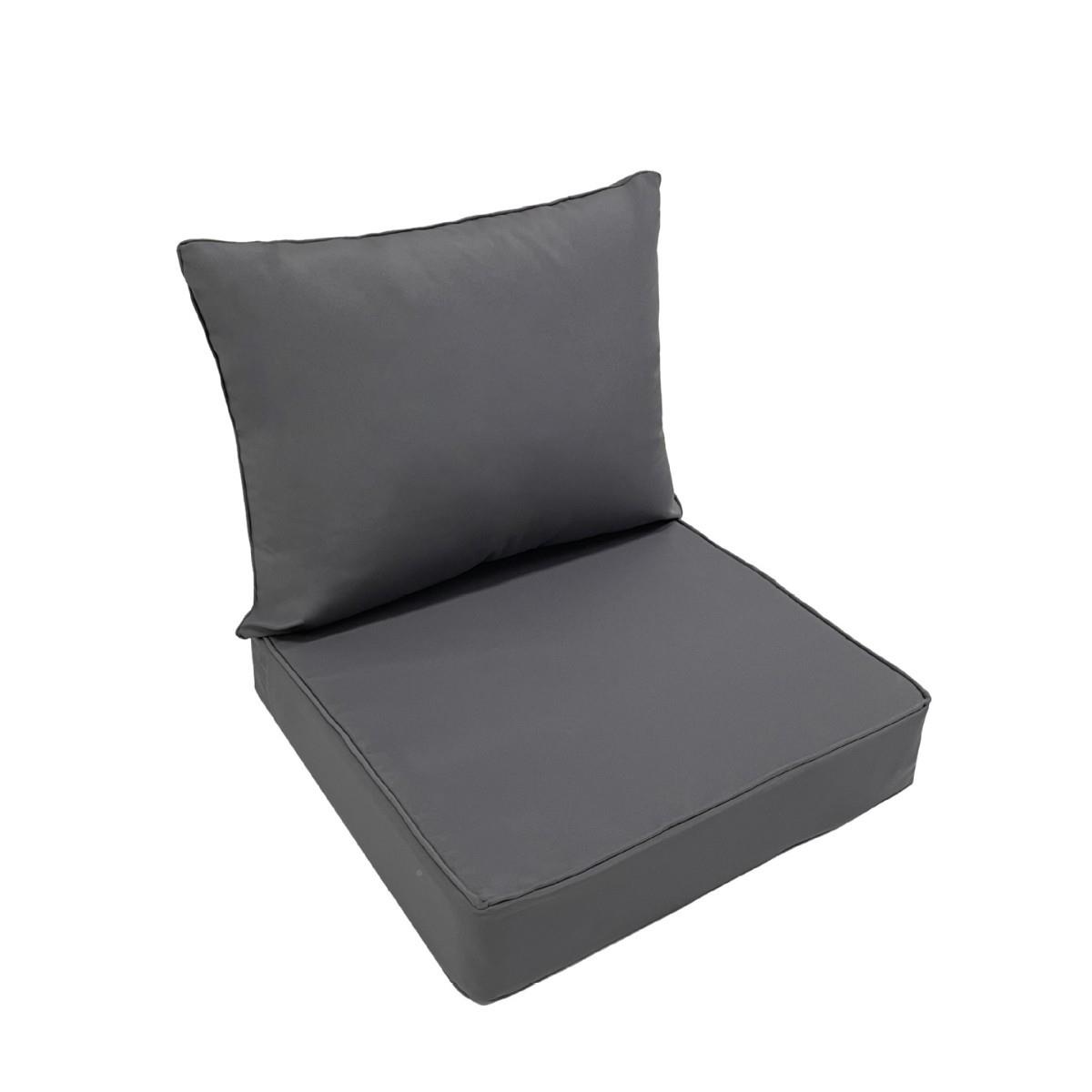 户外防水防晒密度海绵坐垫OSW家高用客体厅沙发垫靠背一可拆坐洗