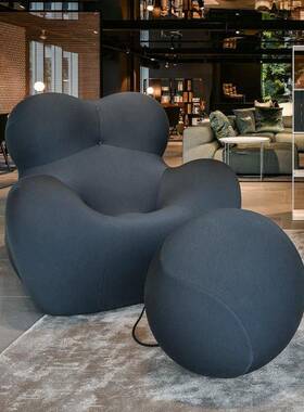 莉莎妈怀抱沙发沙发妈椅卧室客赛厅球人椅异形单懒人FEQ沙发定型
