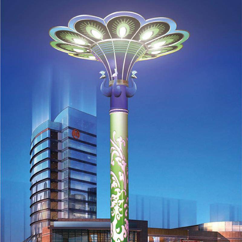 广场灯铝景观灯户外场e景灯ld方形灯3米小区材型仿古中式庭NKB院