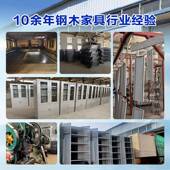 加厚14QZ004款 营具带储物双床钢内务制柜上下床锁双层床层更 制式