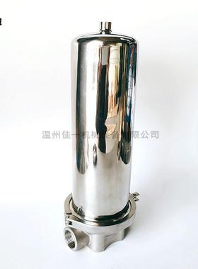 不锈钢内螺纹道连管滤器接JY-GLQ49226插口PTFE折过叠滤芯气体过