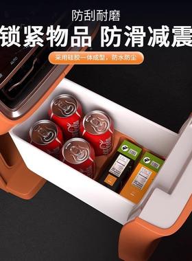 适用问界15845M垫8M9冰箱硅胶垫储物盒杯架收托盘置物护车内装纳