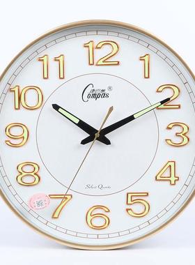 厂家现货5石3603E挂钟客卧室挂现钟学生代英53603E钟表机芯钟表厅