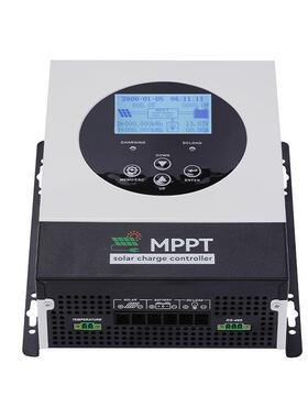 厂家太阳能控制器1212V/24V-V-8V9光伏房车家用MPP充10Ta电-120a