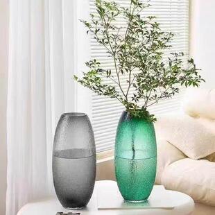 落地柳大肚玻璃花瓶醉特大号水培富贵竹龙马木5cLCnXjf插吊钟花器