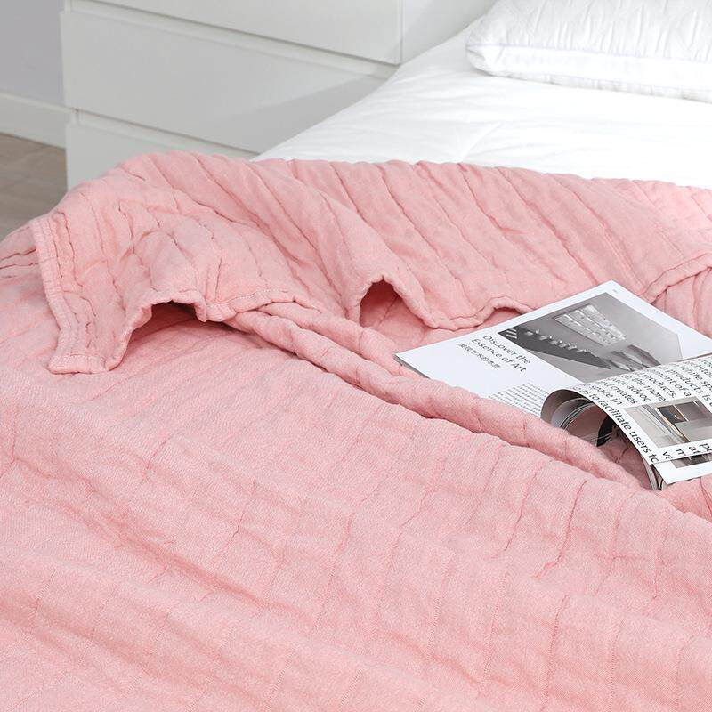 莎舍毛巾凉被纯棉纱布成多层薄款床单XZH全棉用毛巾毯人夏家被