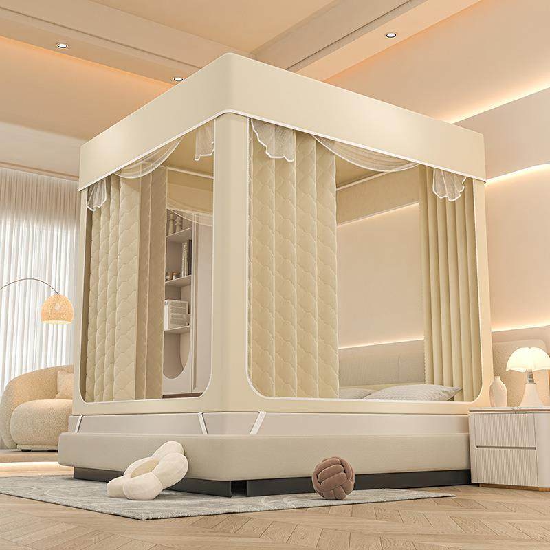 冬季保暖防寒包室全内两用遮光蚊夹棉帐家用帐篷风保挡SY温防寒蚊,床上用品,蚊帐,淘宝优惠券,粉丝福利购,淘宝优惠卷