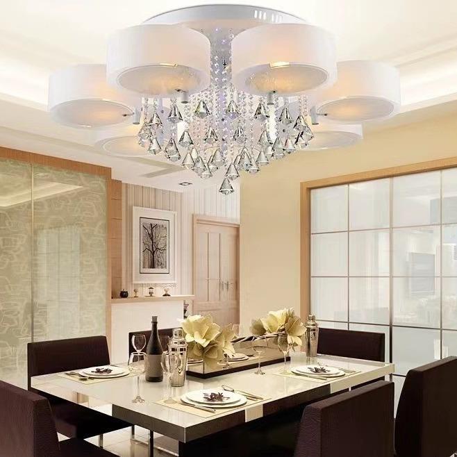 跨境L灯ED水晶757灯家居客厅卧室房简约吸现代顶书工厂直销