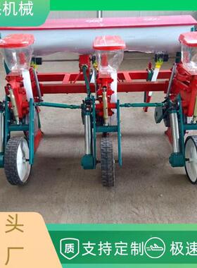 新型玉米免耕种机可四40614行悬浮式玉米播种机播双粒播玉米种植