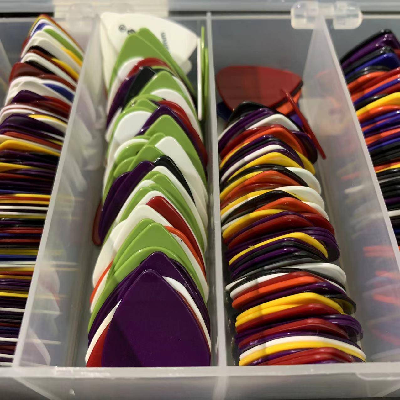 0Alice/A-60P/6Q盒装吉他拨片600P00片/盒装磨砂亮光吉他拨片