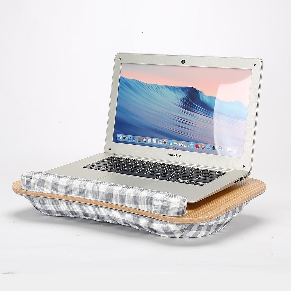 懒人笔记本lap盖esk膝54335上桌泡沫粒子床上电脑桌膝桌桌d子