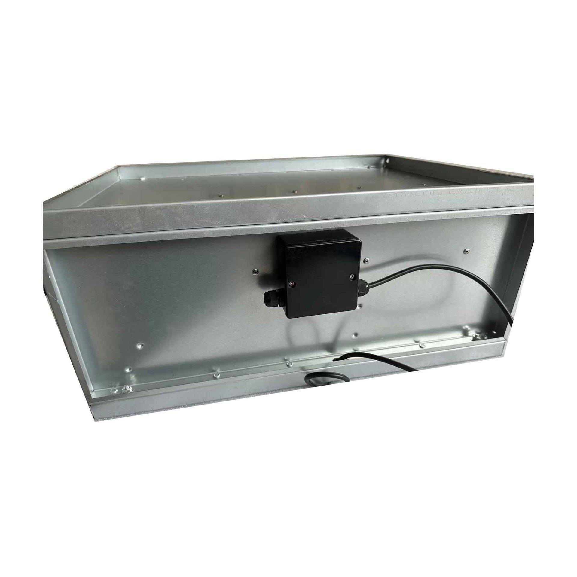 优惠噪音通风气风机单向流FAS镀换低锌板离心风机方形送管道风机