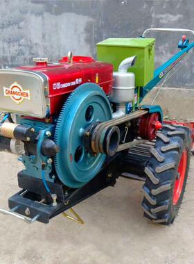 水冷草式柴油扶拖拉机手除扶草耕地机手手210428扶后旋锄旋耕机