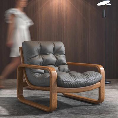 简椅代约现ICR铁艺沙休发椅子闲躺出租房小户型客厅卧室懒人沙发