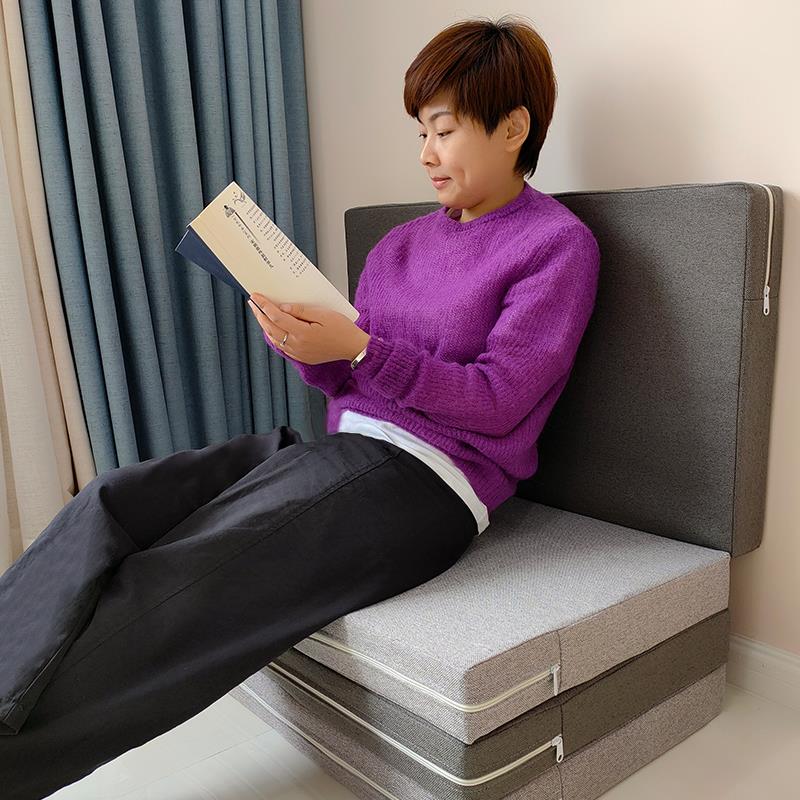 办公午睡垫地牌：qita铺折叠垫子地打加铺厚室榻榻米床垫海绵午休