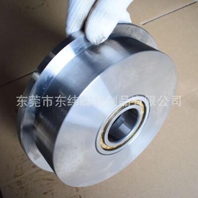 图纸生产钢轮轨道QFR按轮型H滑轮型滚轮大门轮承重800~500重0KG