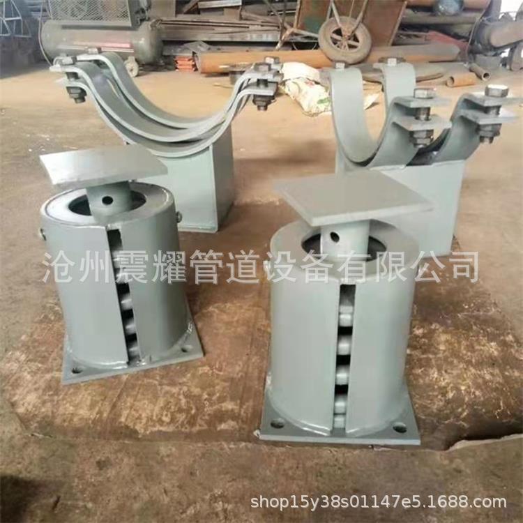 GMT管道2弹簧支架吊管夹滑T动支座H型恒力支架型双板