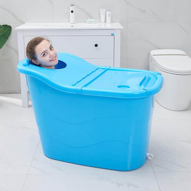 家用成人洗澡1米桶桶塑料儿洗盆童沐浴桶大桶号浴缸澡大人泡澡便