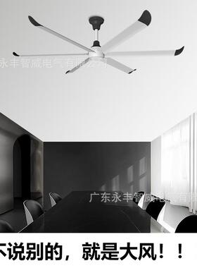 威凡工业大风商用吊扇灯SJR斯永磁风电机吊扇直径3扇米扇餐厅风扇