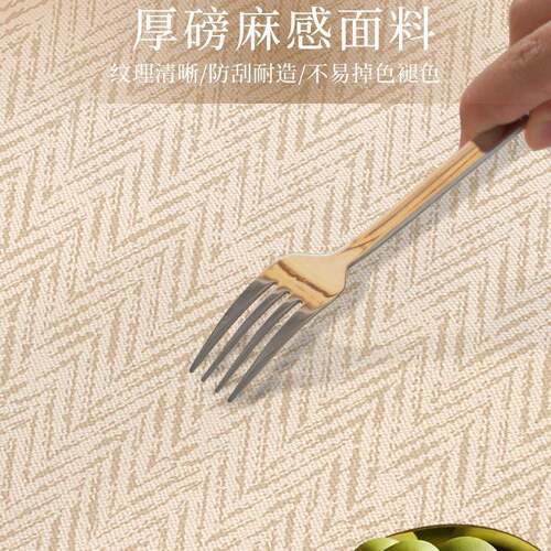 中古风复古布2餐02F9898TT65新款防水防桌免油洗桌布轻奢家用茶几