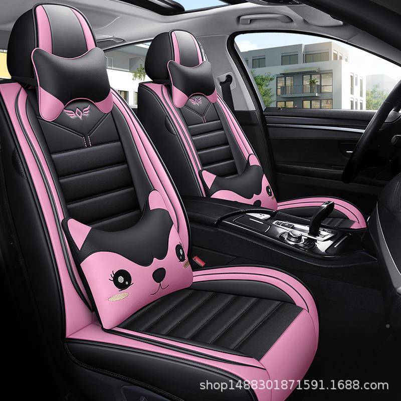 皮汽革车坐垫耐四季通全包围座套五座轿车小车坐垫套座垫91153用