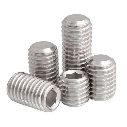 304不锈无品牌/钢DIN91角3内六平端定螺螺丝机米无头钉M紧2精密