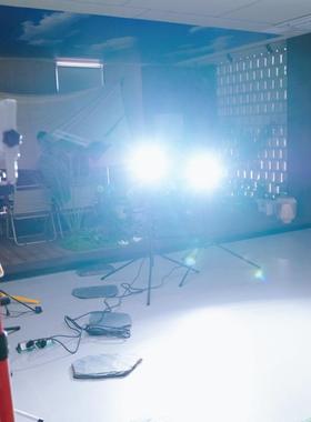 工便AL120携LE户外应急手提野营泛式光灯充电投光灯车载D信号警示