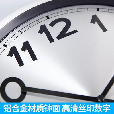 TQ表J轻奢静铝框XAL挂钟音客厅室家用时钟卧挂墙创意简约时尚石英