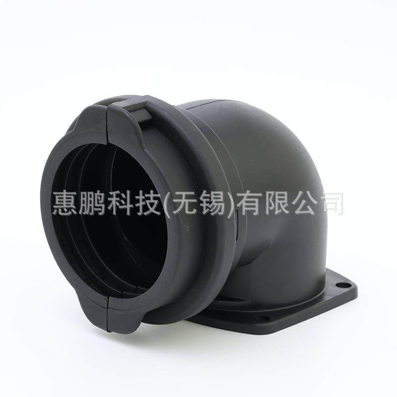 XDW口径波纹法兰式接头90度弯头AD80波纹管接头定软固管大管法兰