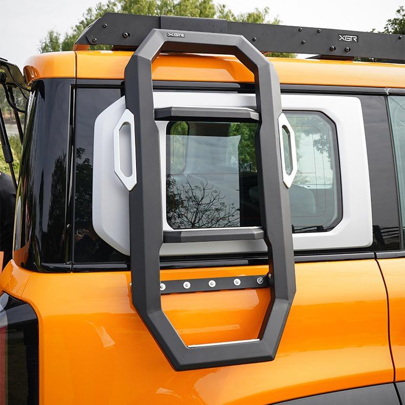 2025款京J4北0BC顶平台爬梯行李架侧车梯803侧边梯子越野改装配件