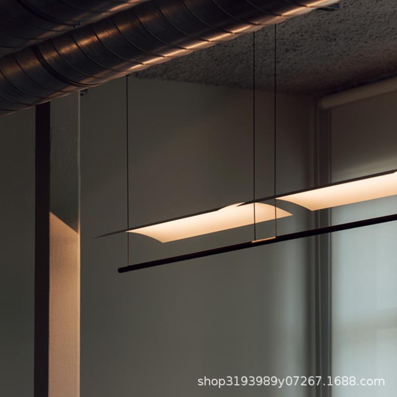 现代吊灯极简餐吧台前台接待餐厅处岛台售部74331设计师厅艺术楼