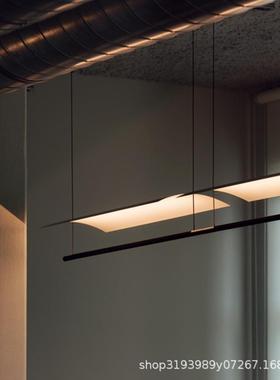 现代吊灯极简餐吧台前台接待餐厅处岛台售部74331设计师厅艺术楼