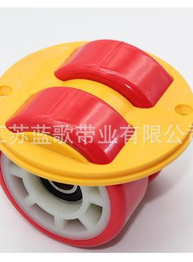 物流分机摆轮拣摆轮自动轮分拣聚氨酯斜摆江苏QFK厂斜家