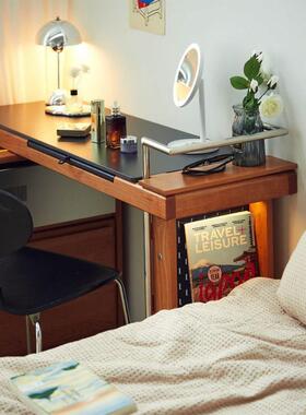 梳妆台一体樱桃木岩板斗床妆尾收纳柜柜小户型化桌床尾96190斗柜