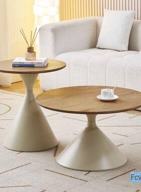 吉用翔客厅沙发见详情户边几风妃家组合现代简约圆形茶几组合奶油