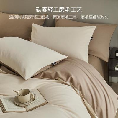 100纯S加厚磨四件套毛棉床单套被床笠三件套轻奢秋JEW冬床品