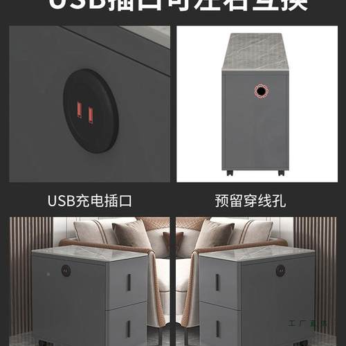 简沙发边柜侧边柜客板厅ZLP家用小茶几几轻奢约角现代茶桌茶台岩