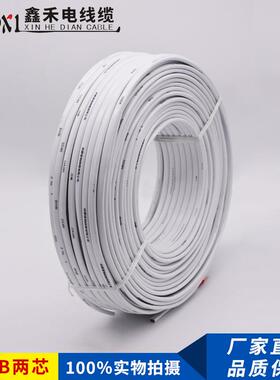 家用明V工装2芯程B电线城市照明VB2*4XHD-0105铜芯硬护套线国标