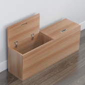 定做地柜飘窗柜矮柜床尾床边夹缝填缝柜榻榻米柜储物收纳长条柜子