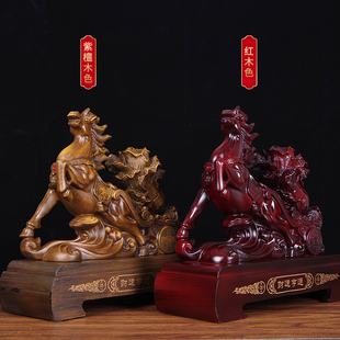 招财马拉白菜摆件马到成功生肖马家居客厅办公室前台摆设开业礼品