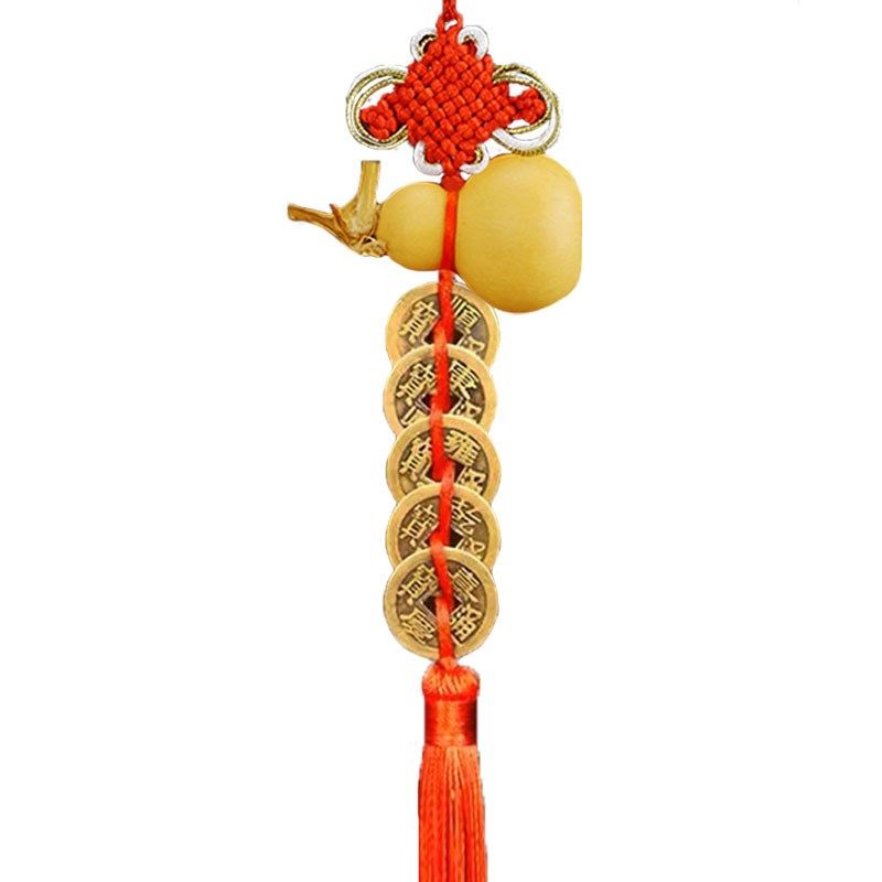 五帝钱葫芦挂件门对门卧室厕所客厅窗户床头朝西天然吉祥铜钱串,家居饰品,装饰摆件,淘宝优惠券,粉丝福利购,淘宝优惠卷