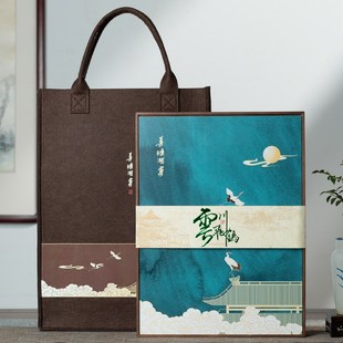 善琏湖笔 云川飞鹤 兼毫毛笔书法专用紫檀毛笔套装狼毫兼毫湖笔楷