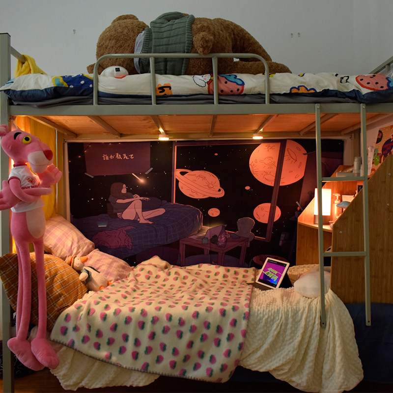 【宿舍专用】网红背景布宿舍墙布挂布魔术贴免打孔寝室改造装饰布,居家布艺,挂毯/壁毯,淘宝优惠券,粉丝福利购,淘宝优惠卷