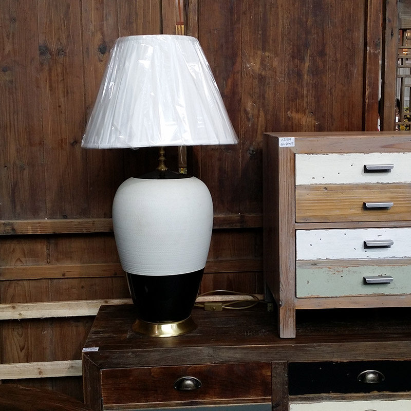 灯罩布艺外壳配件创意台灯落地灯圆形卧室田园大号客厅白色欧美式