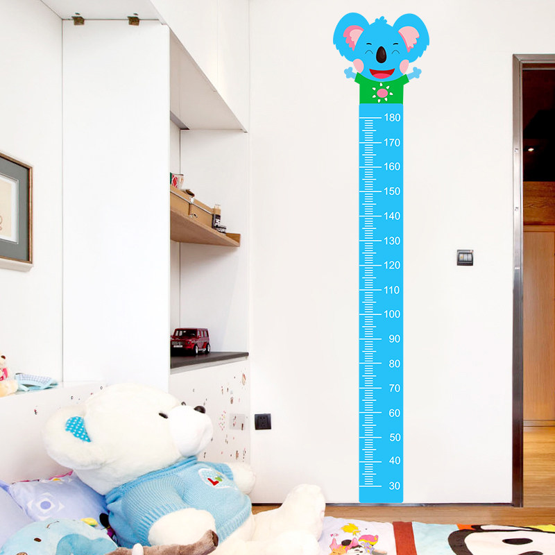 墙纸自粘儿童房间装饰身高墙贴卡通小孩宝宝测量尺身高贴纸可移除,家居饰品,身高贴,淘宝优惠券,粉丝福利购,淘宝优惠卷