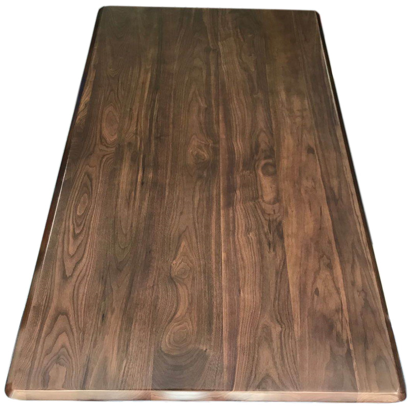 黑胡桃木板材定制书桌实木升降腿桌面板樱桃电脑办公白蜡原木餐桌