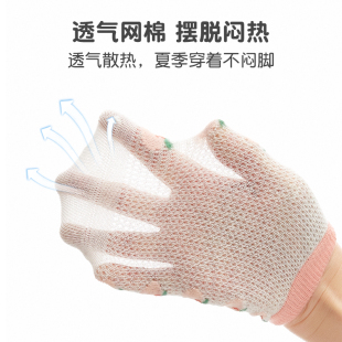 夏季 女童袜子夏天无骨透气中筒短儿童宝宝婴儿船袜 大网眼薄款